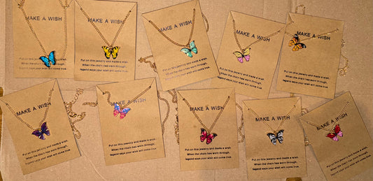 Butterfly Mystery Halskette